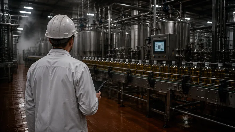 Planta de procesamiento industrial